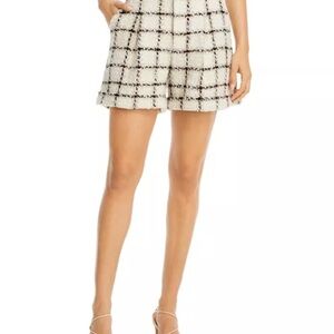 Anine Bing Becky Plaid Shorts